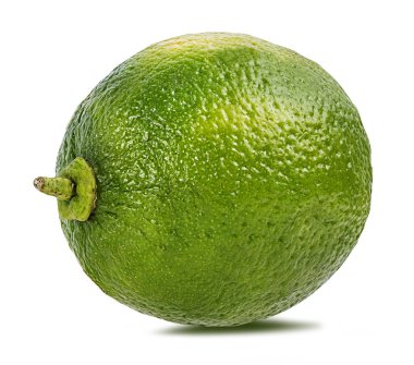 beyaz arkaplanda izole kireç