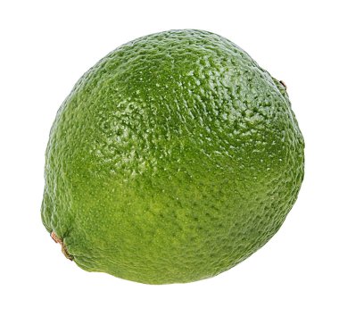 beyaz arkaplanda izole kireç