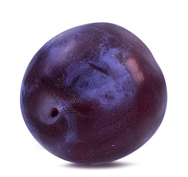 Beyaz arkaplanda erik