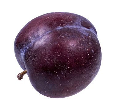 Beyaz arkaplanda erik