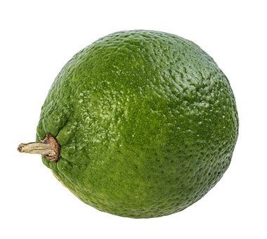 beyaz arkaplanda izole kireç