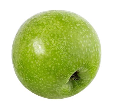 beyaz arkaplanda elma