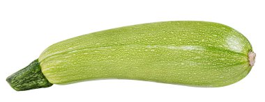 Beyaz arkaplanda taze sebze iliği izole edildi