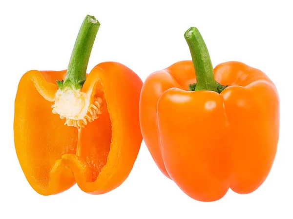 Peppers Isolated Clipping Path — Stock Photo, Image