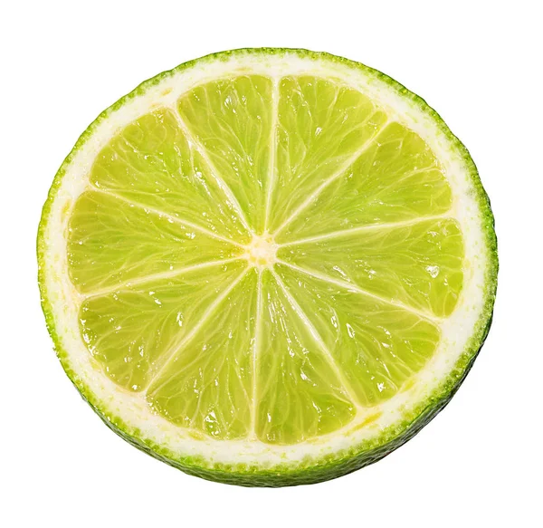 Lime Isolated White Background — Stock Photo, Image