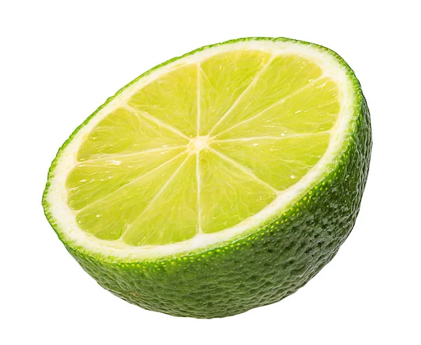 Lime Isolated White Background — Stock Photo, Image