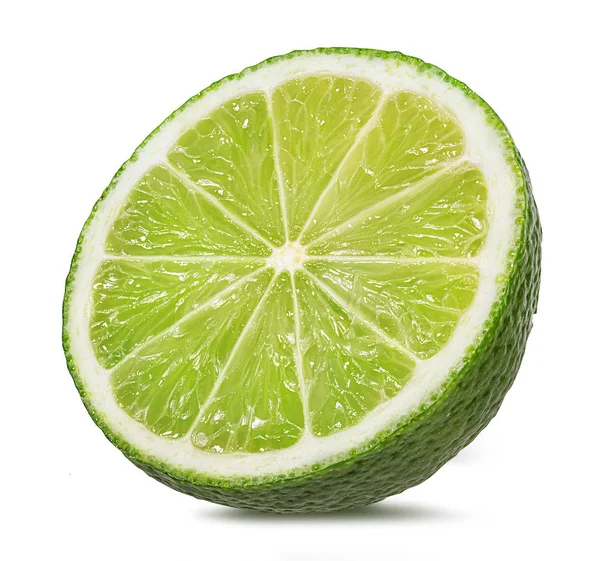 Lime Isolated White Background — Stock Photo, Image