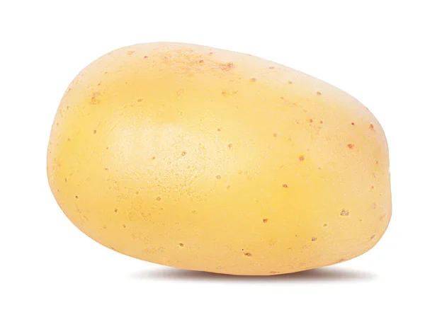 Πατάτα Απομονωμένη Λευκό Φόντο — Φωτογραφία Αρχείου