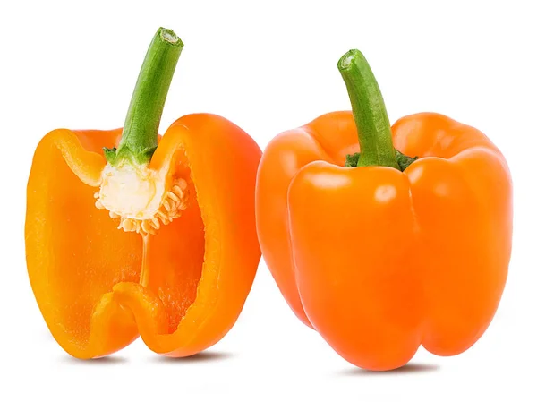 Peppers Isolated Clipping Path — Stock Photo, Image