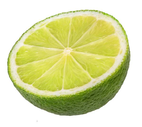 Lime Isolated White Background — Stock Photo, Image