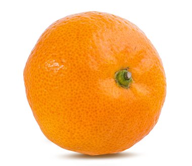 Mandalina ya da mandalina meyvesi beyaz arkaplanda izole