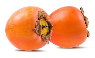 Beyaz arkaplanda yalıtılmış hurma meyvesi