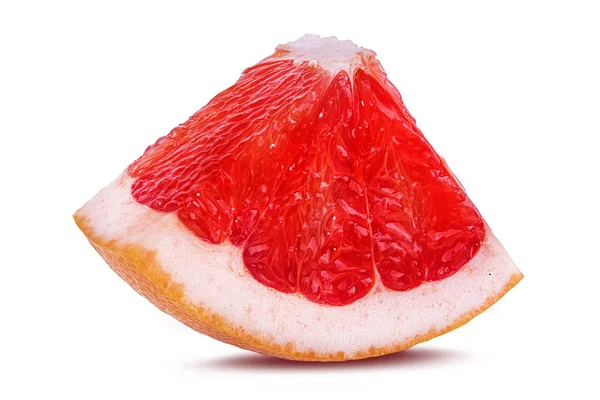 Grapefruit Izolované Bílém Pozadí — Stock fotografie