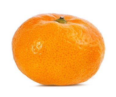 Mandalina ya da mandalina meyvesi beyaz arkaplanda izole