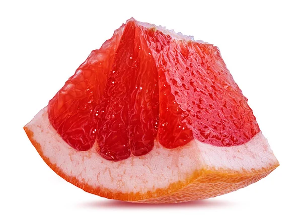 Грейпфрут Изолирован Белом Фоне — стоковое фото