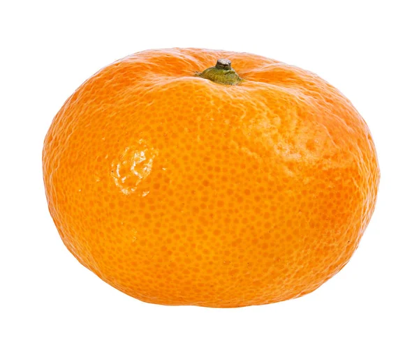 Mandarinen Oder Mandarinenfrucht Isoliert Auf Weißem Hintergrund — Stockfoto