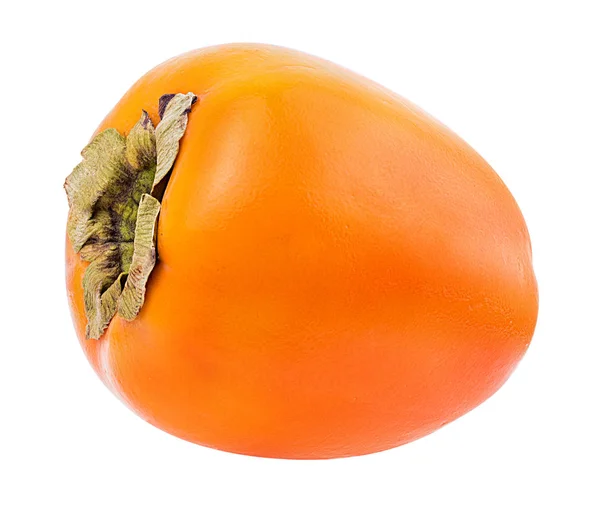 Persimmon Vruchten Geïsoleerd Witte Achtergrond — Stockfoto