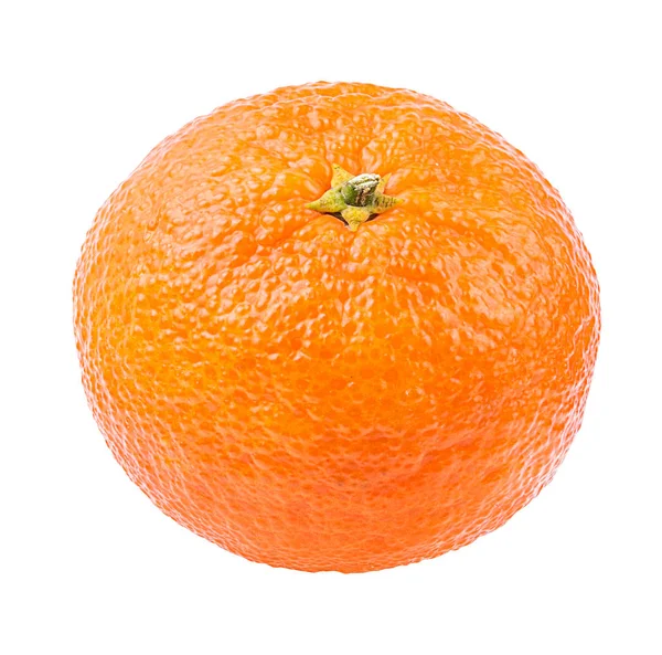 Fehér Alapon Izolált Mandarin Vagy Mandarin Gyümölcs — Stock Fotó