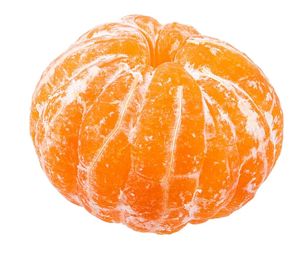 Tangerine Mandarijn Vruchten Geïsoleerd Witte Achtergrond — Stockfoto