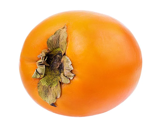 Persimmon Fruit Isolé Sur Fond Blanc — Photo