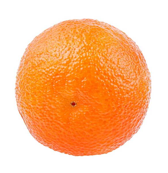 Tangerin Eller Mandarin Frukt Isolerad Vit Bakgrund — Stockfoto