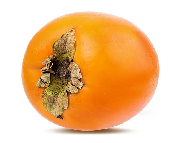 Persimmon Fruit Isolé Sur Fond Blanc — Photo