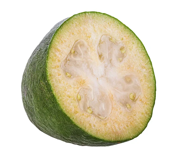 Feijoa Sobre Fondo Blanco —  Fotos de Stock