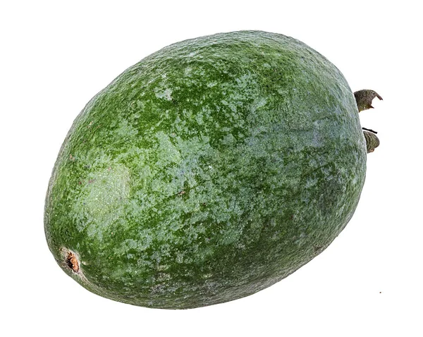 Feijoa Een Witte Achtergrond — Stockfoto