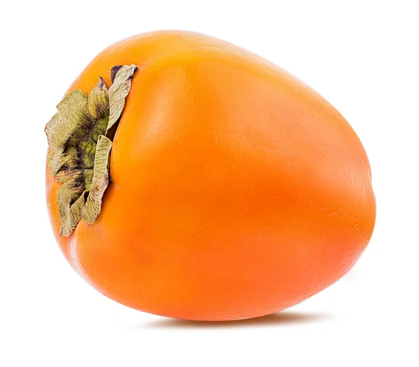 Persimmon Vruchten Geïsoleerd Witte Achtergrond — Stockfoto