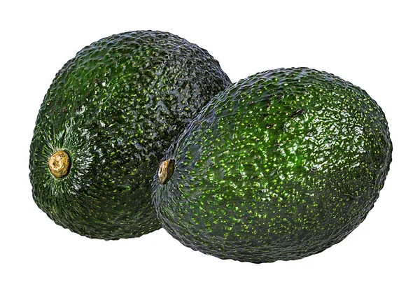 Frutti Freschi Avocado Isolati Fondo Bianco Con Percorso Ritaglio — Foto Stock