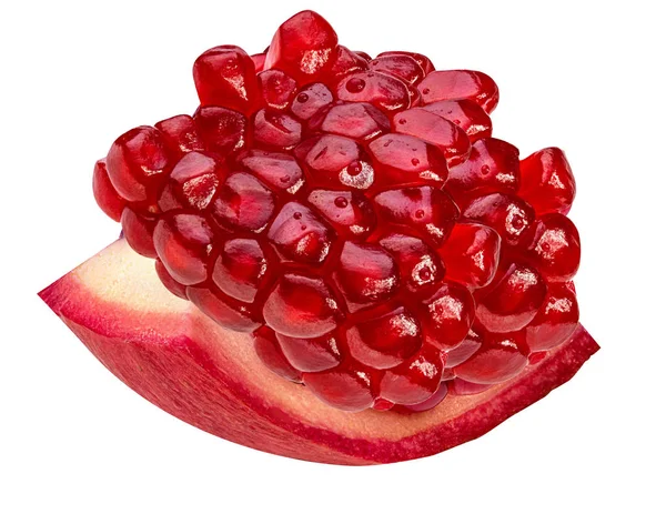 Pomegranate isolated on white — Stock Photo, Image