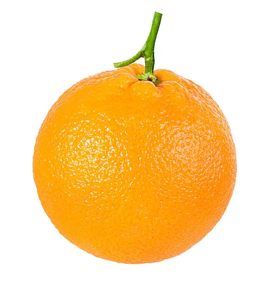 Ripe Orange Isolated White Background — Stock Photo, Image