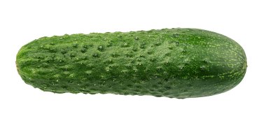 salatalık beyaz arkaplanda izole edildi