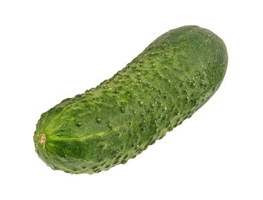 salatalık beyaz arkaplanda izole edildi