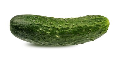 salatalık beyaz arkaplanda izole edildi