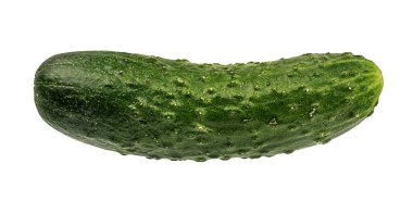 salatalık beyaz arkaplanda izole edildi