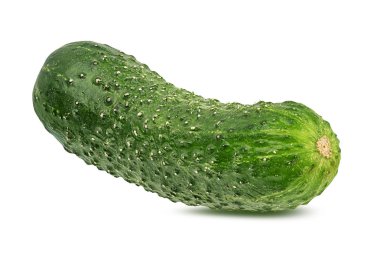 salatalık beyaz arkaplanda izole edildi