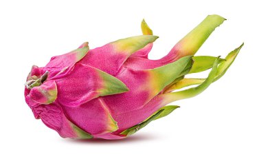 Beyaz arkaplanda Ejder Meyvesi izole