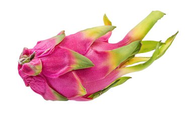 Beyaz arkaplanda Ejder Meyvesi izole