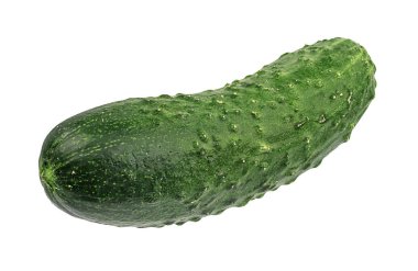 salatalık beyaz arkaplanda izole edildi