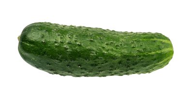 salatalık beyaz arkaplanda izole edildi