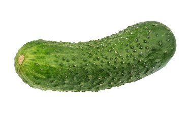 salatalık beyaz arkaplanda izole edildi