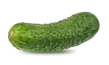 salatalık beyaz arkaplanda izole edildi