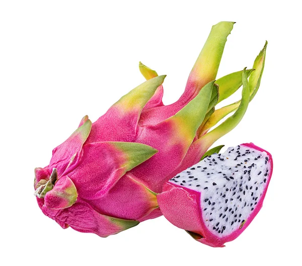 Dragon Fruit Белом Фоне — стоковое фото