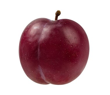 Beyaz arkaplanda erik