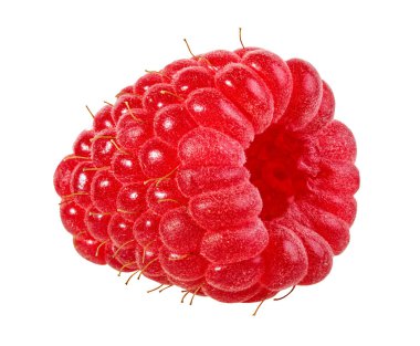 Ahududu beyaz arkaplanda izole edildi