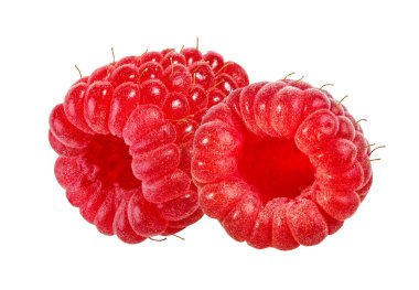 Ahududu beyaz arkaplanda izole edildi