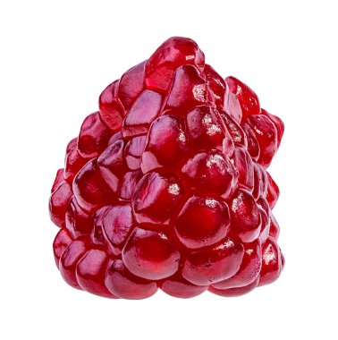 Beyaz arkaplanda izole edilmiş taze nar