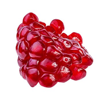 Beyaz arkaplanda izole edilmiş taze nar