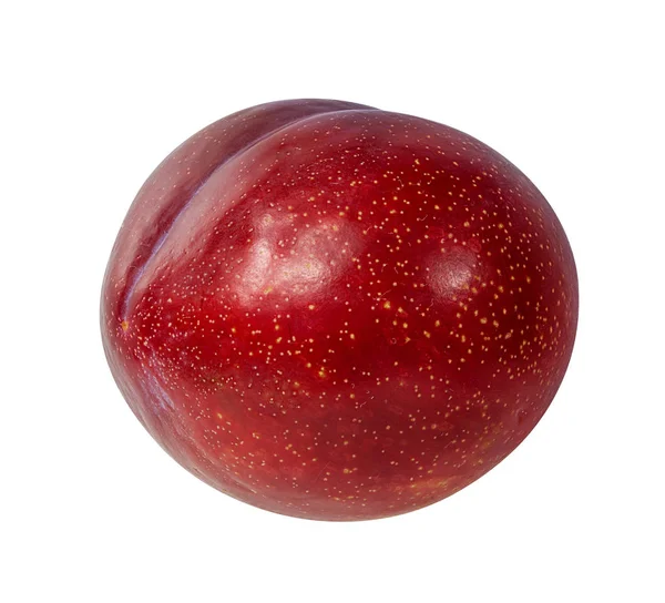 Beyaz arkaplanda erik